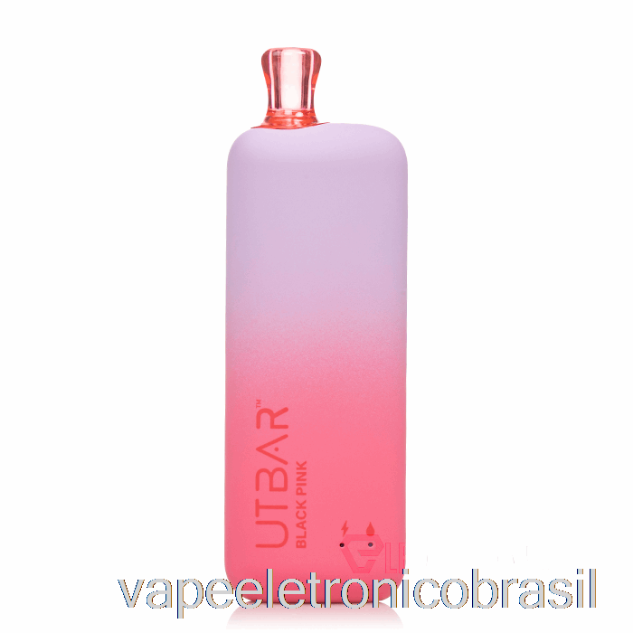 Vape Eletrônico Flum Ut Bar 6000 Descartável Preto Rosa